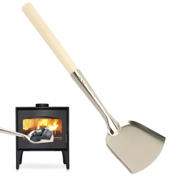 Wooden Handle Fireplace Shovel